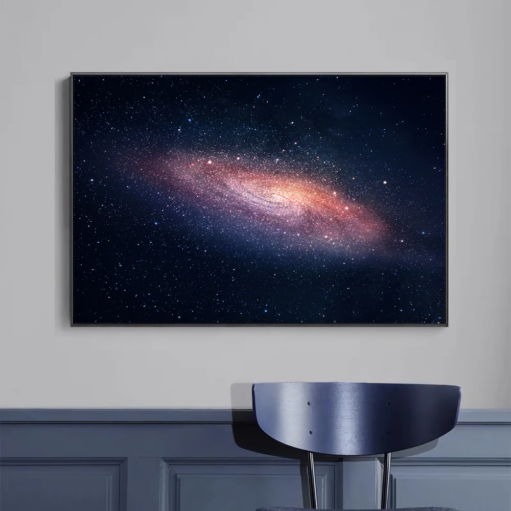 01 (11) HD Image Silk Cloth Wall Poster Universe Starry Sky Explore Science Mystery Spectacular Home Deco Art Festival Gift