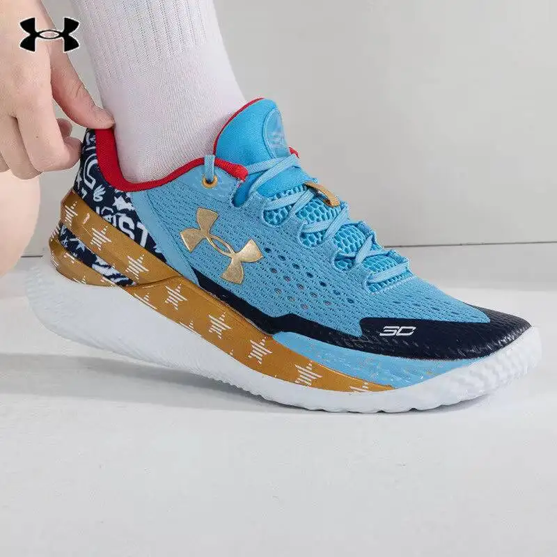 New Under Armour Unisex Sport Performance Basketball Shoes 3026276-402 Durable Supportive TPU Reinforced Athletic Trainers