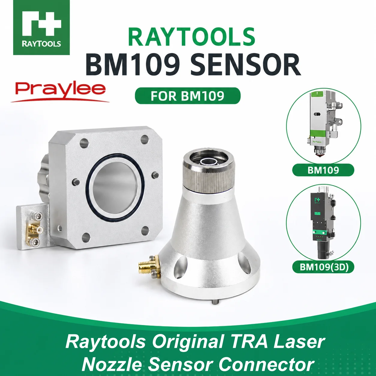 Raytools TRA Laser Capacitance Sensor for BM109 BM110 3D Cutting Head Nozzle Sensor Connector Fiber Laser Spare Part