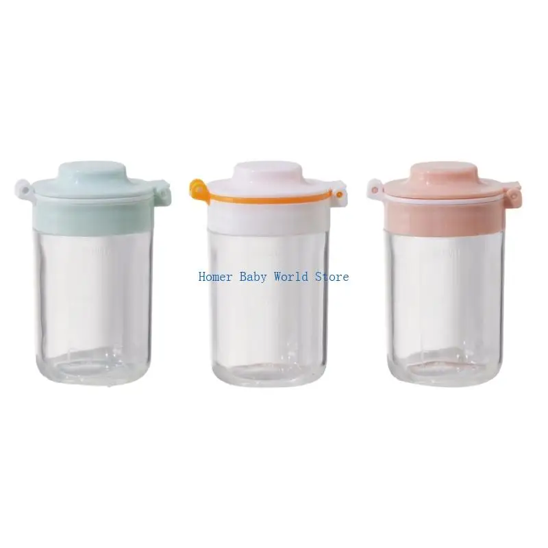

B2QD Infant Formula Carry Box With Double Opening Lid Compartment Ergonomic Portable Design Easy Maintenance