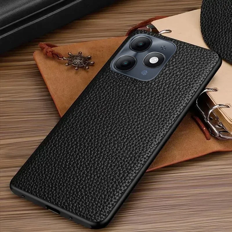 

Luxury Business Cover For itel A90 A80 Litchi Leather Cases For itel A90 A80 Back Cover Shockproof Funda