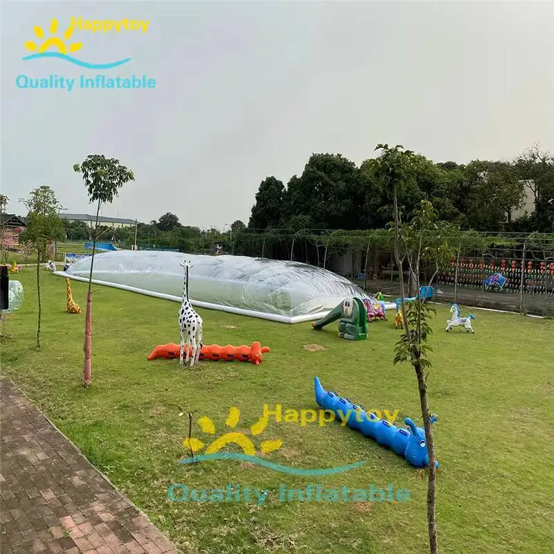 Air Dome Pvc Swimming Pool Cover Inflatable Transparent Cover For Swimming Pool