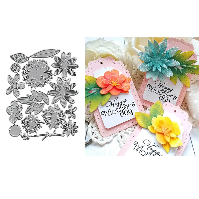 

Metal DIY Cutting Die is Suitable For Festival Scrapbook Photo Album 3D Greeting Card Paper Process Creative Flower 2022 NEW