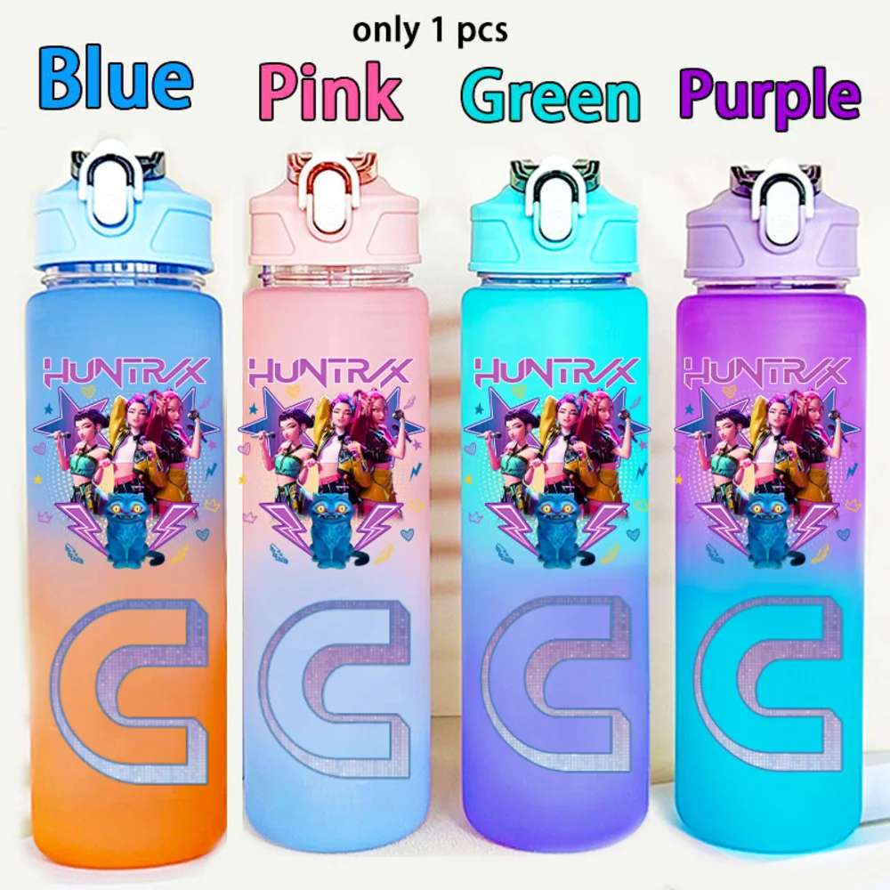 750ml K-Pop Plastic Water Cup Drinking Bottle Gourde Cups Kpop Warriors Gourd Drinking Bottle Birthday Gift view 4