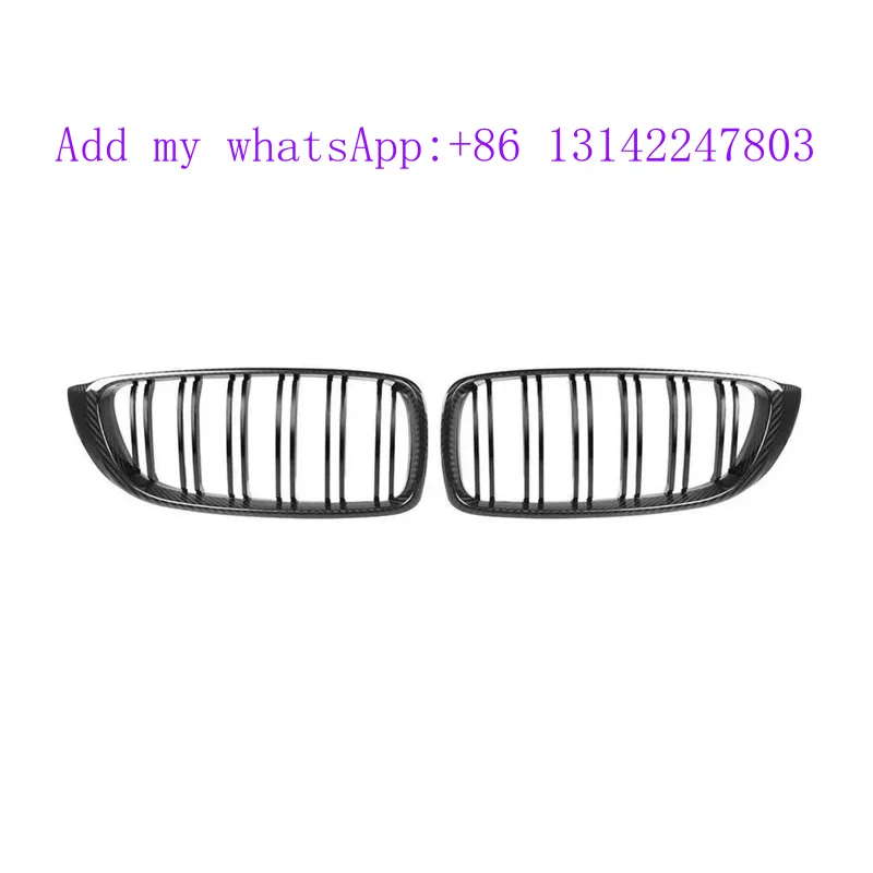 

High Quality Car Grille Suitable for M3 M4 Series F80 F82 F83 Dry Carbon Fiber Double Line Style Grille