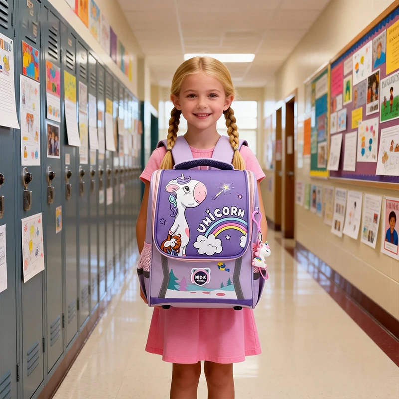 

Детский школьный рюкзак для детского сада, милый мультяшный космический рюкзак, большой и маленький рюкзак для детей, ранец для девочки