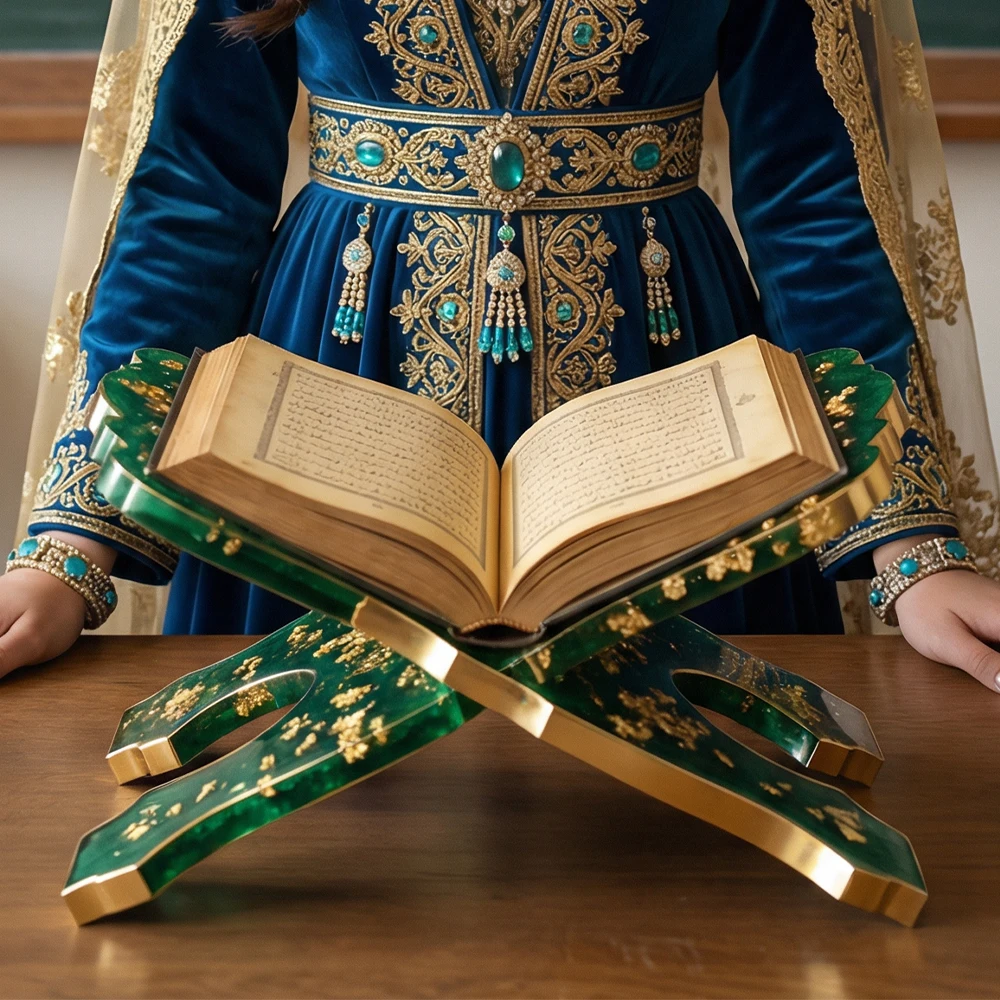 S0266 Eid Quran Book Holder Mo - Resin Art Quran review and price