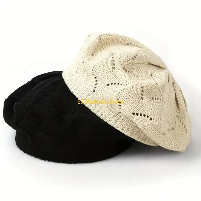 Y5GC Classical Stretchable Hat Women Girl French Painter Hat for Daily Wear
