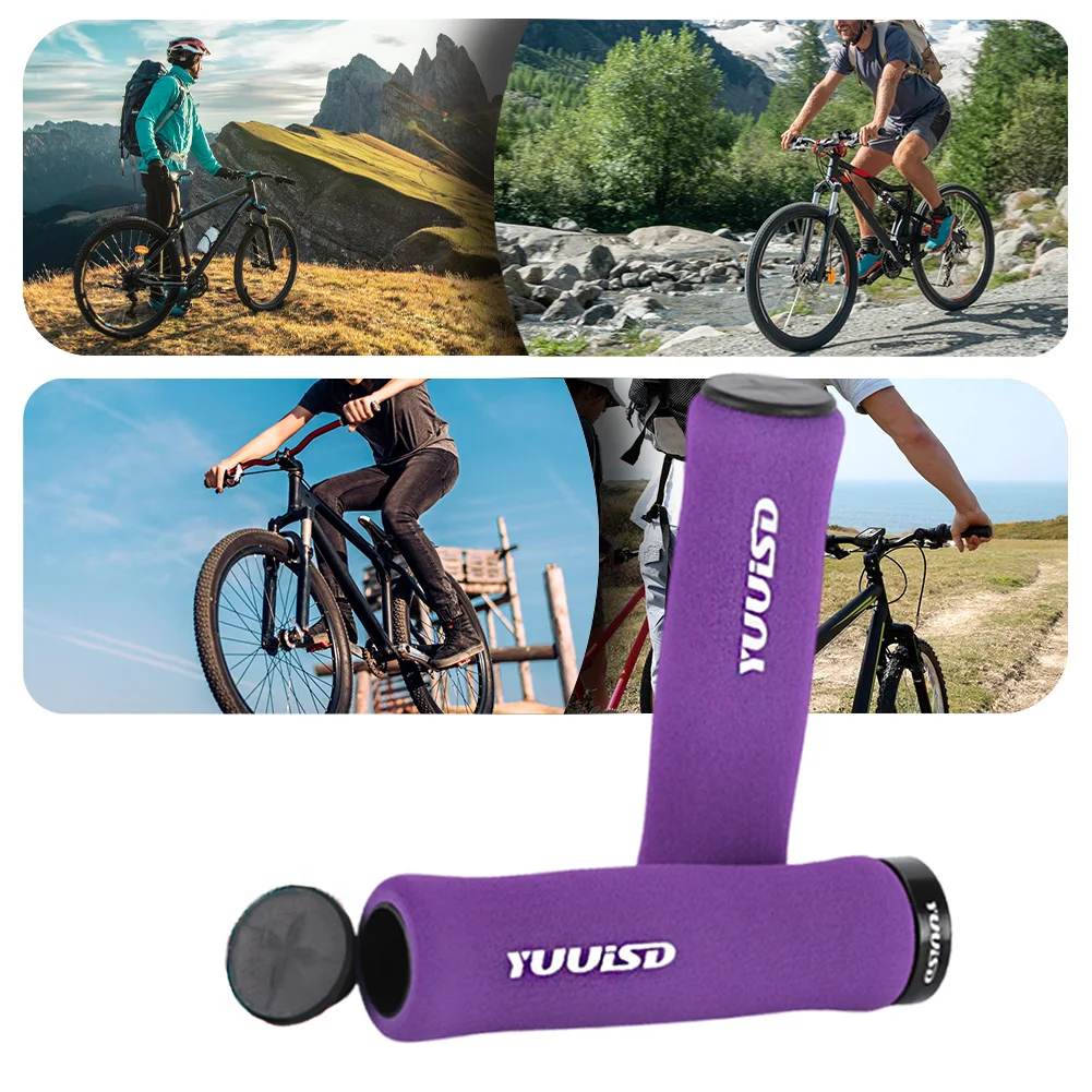 دراجة المقود قبضة المضادة للانزلاق دراجة هوائية جبلية الإسفنج قبضة للصدمات لينة دراجة المقود غطاء دراجة الملحقات