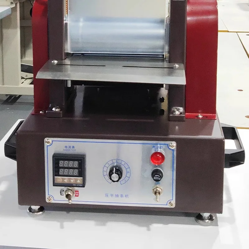 Table heating stripping machine Leather folding press ironing machine Leather stripping machine Shoulder strap flat strip pressi