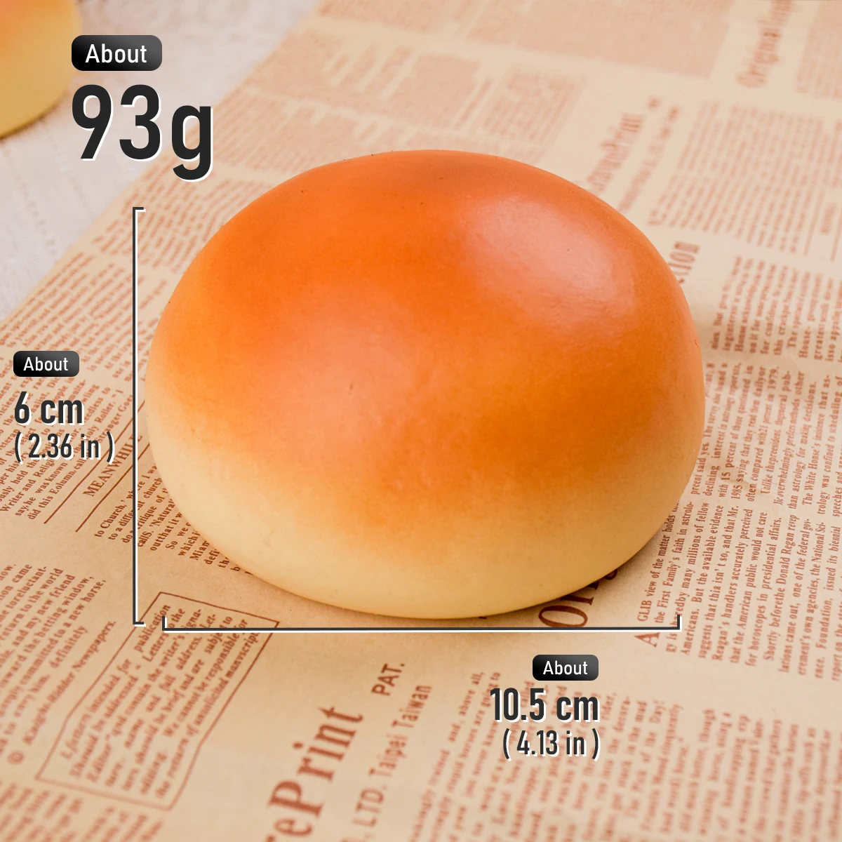 Large  Steamed Bun Model Extruded Food Model And Color steamed Bun Model With Slow Rise And Slow Rebound Can Relieve Pressure