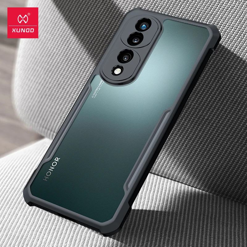 Xundd Fall Für Ehre 70 Ehre 70 Pro Airbag Anti-tropfen Shell Transparent Muster Zurück PC + TPU Abdeckung für Ehre 70 Schutzhülle