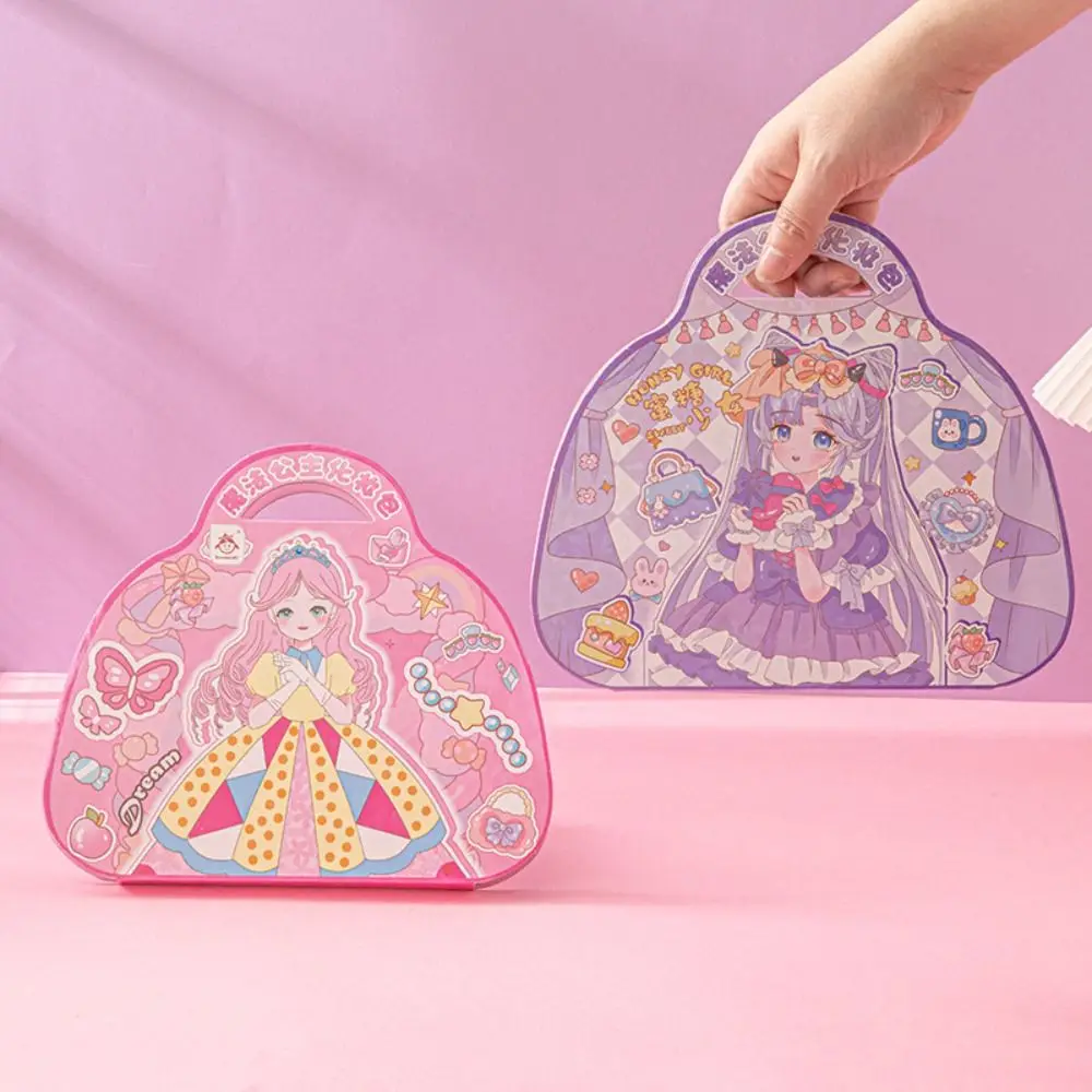 

Альбом-журнал, сделайте свою собственную наклейку принцессы, сделай сам, скрапбукинг, персонализированные наклейки для макияжа маленькой девочки, наклейки с героями мультфильмов