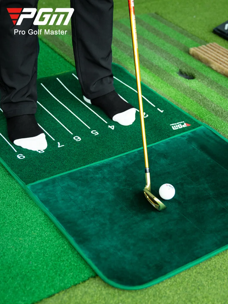 

PGM Golf Cut Detection practice mat Shows The Hitting Track High Quality Velvet Indoor Trainer DJD037