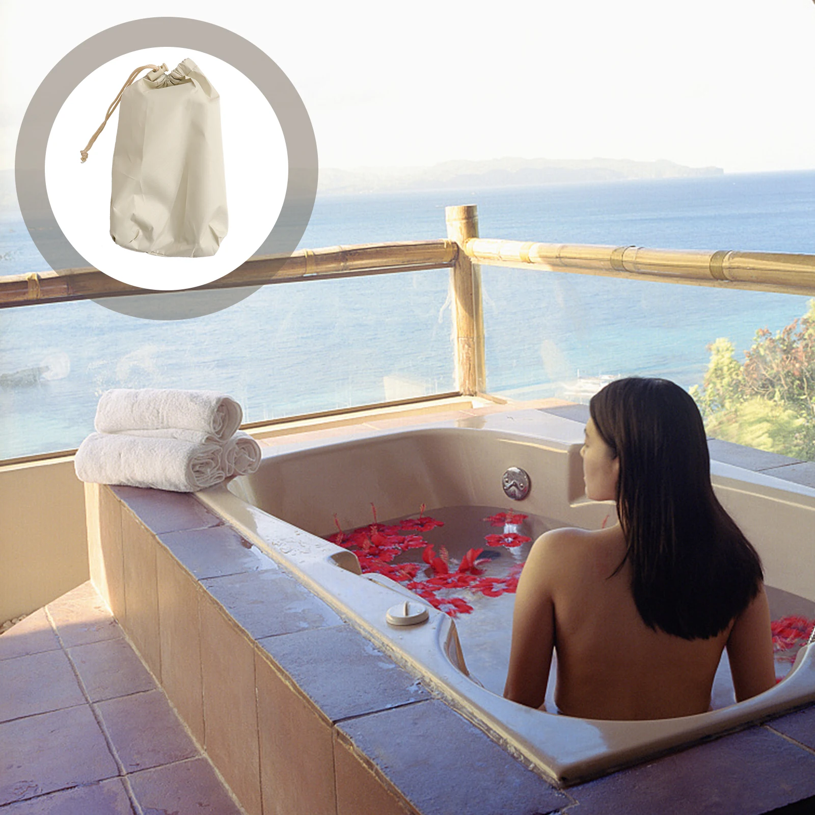 

Водонепроницаемый чехол для ванны, горячая защита, круглые портативные чехлы для крышек на открытом воздухе