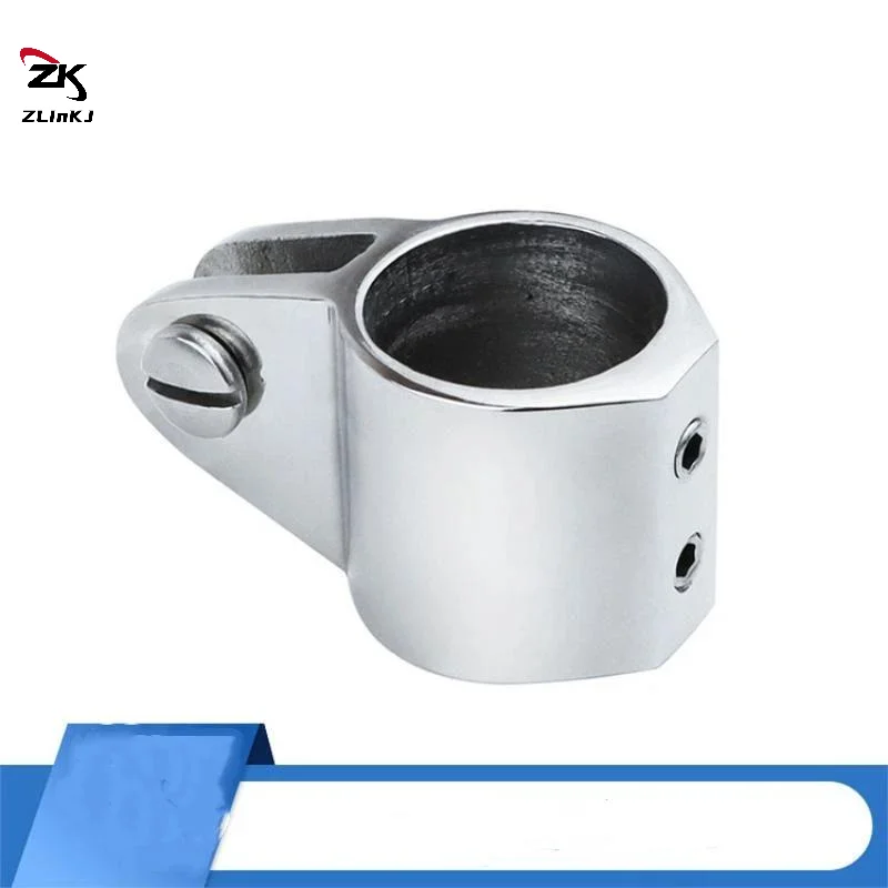 -316 Stainless Steel Bimini Top Awning Slide Double Screw 22mm 25mm Heavy Duty Marine Boat Canopy Mount Fitting
