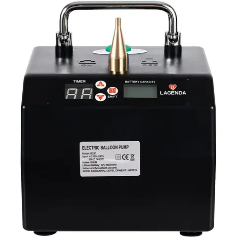 Electric Balloon Pump Portable Balloon Inflator 160-long Balloons and 5-inch Double-Set Balloons for Party, Weddings, Birthdays