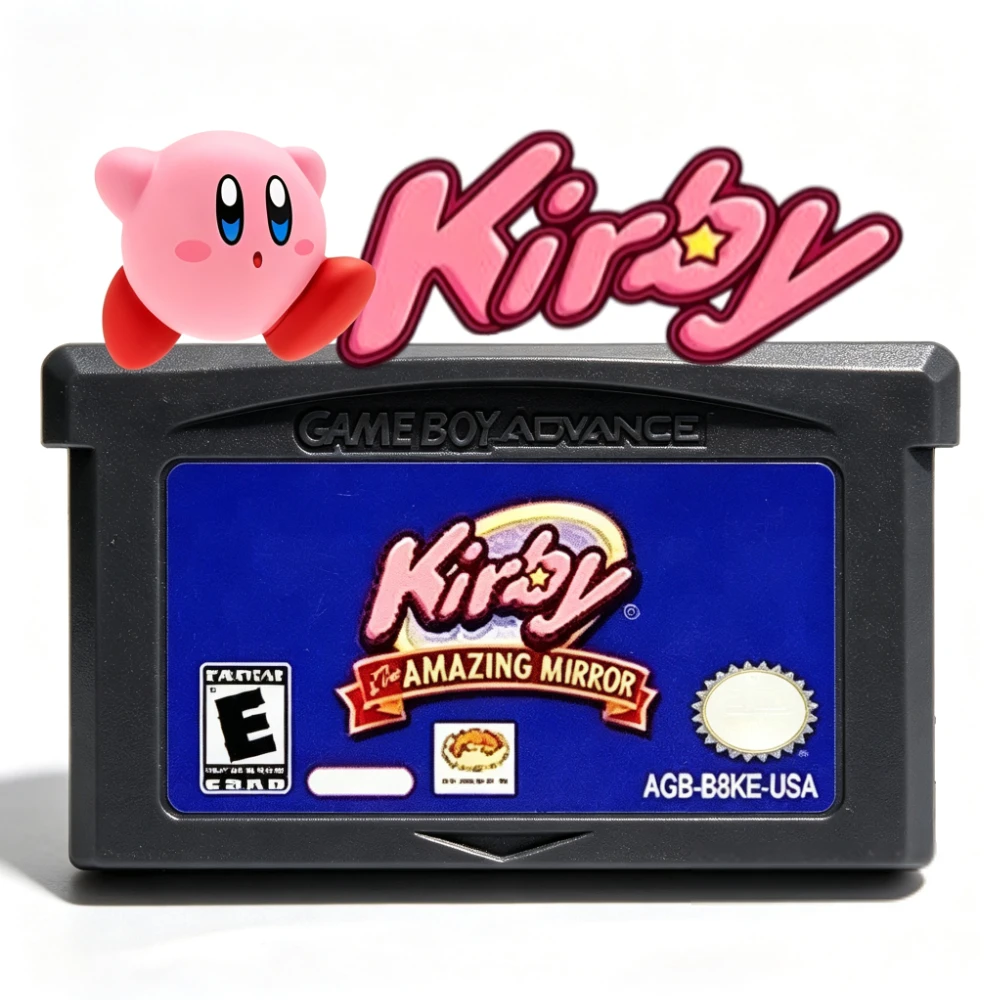 4 Styles Kirby 32-Bit Game Card GBA Game Video Game Cartridge Console Card Amazing Mirror Dream Land Classic Game Collection view 3