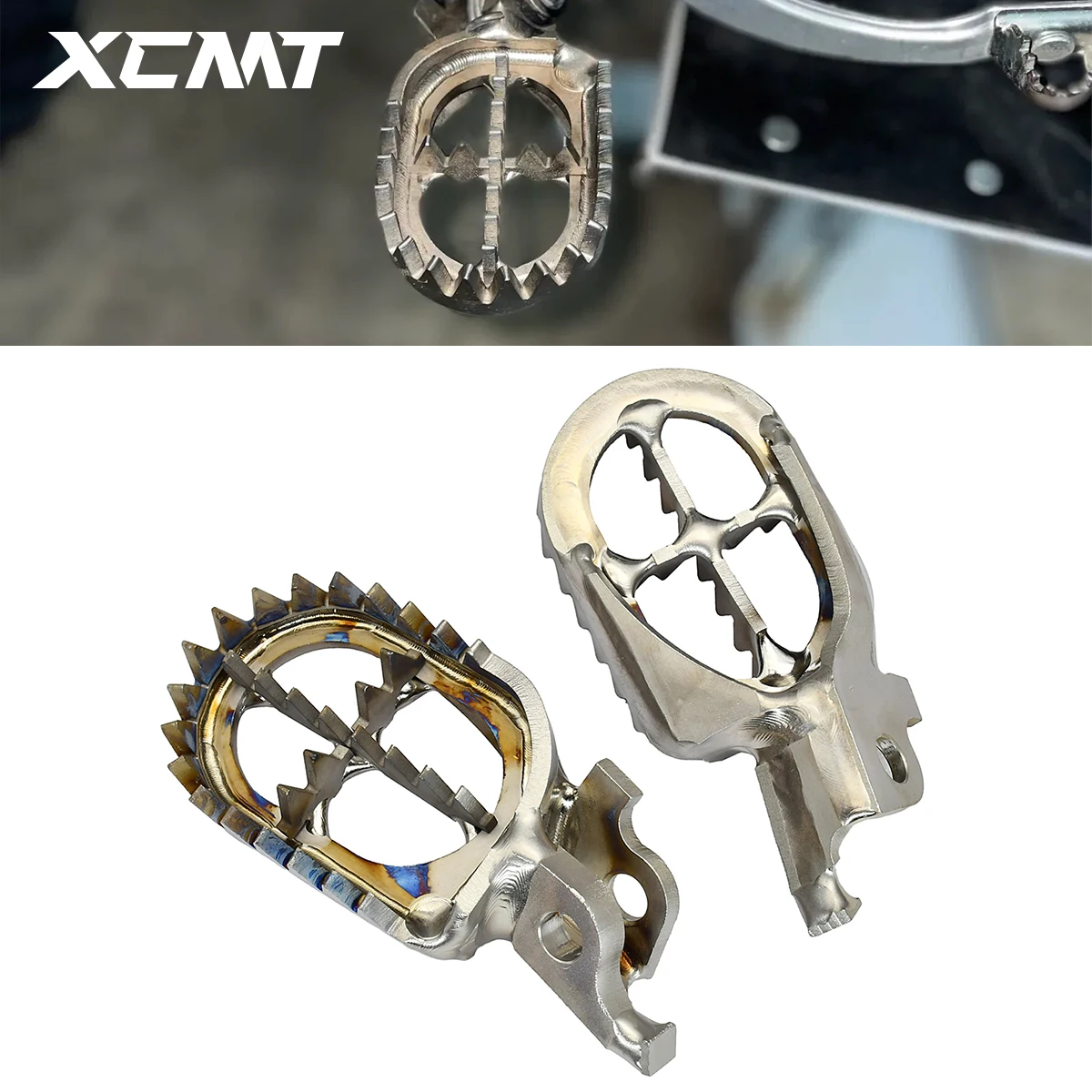 

Motorcycle Titanium Alloy TC4 Foot Rest Pegs Footrest Footpeg For HONDA CRF250R 450R 150R 250X 450X 250RX 450RX 250L 450L CR250R