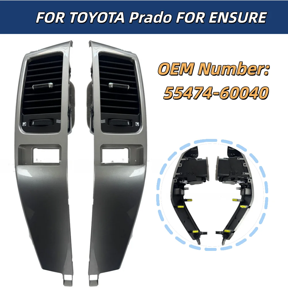 

Air Conditioner Outlet Assembly For TOYOTA Prado To FOR ENSURE 5547460040 Air Conditioning Vent Assembly ABS Accessories