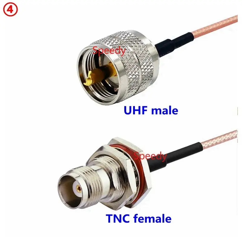 RG316 Cable UHF PL259 SO239 To N Type BNC TNC Male Female Connector N TNC BNC TO UHF Extension RG316 Low Loss Fast Delivery RF