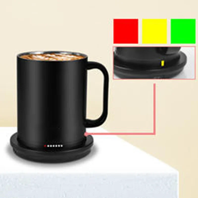 Waterproof e-commerce dropping  Self Heating Mug Vacuum  Modern Smart Mug with Bluetooth Stainless Steel SS 304