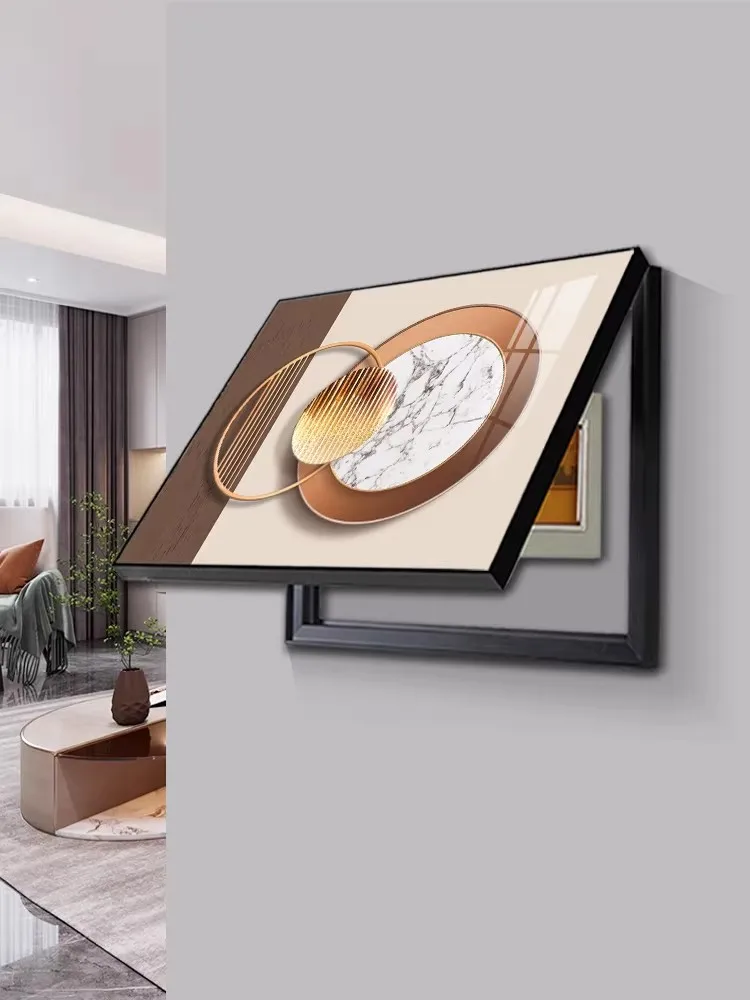 

40X50cm Modern Luxury Electric Meter Box Decorative Painting Abstract Hanging Painting Distribution Box Electric Switch Box Elec