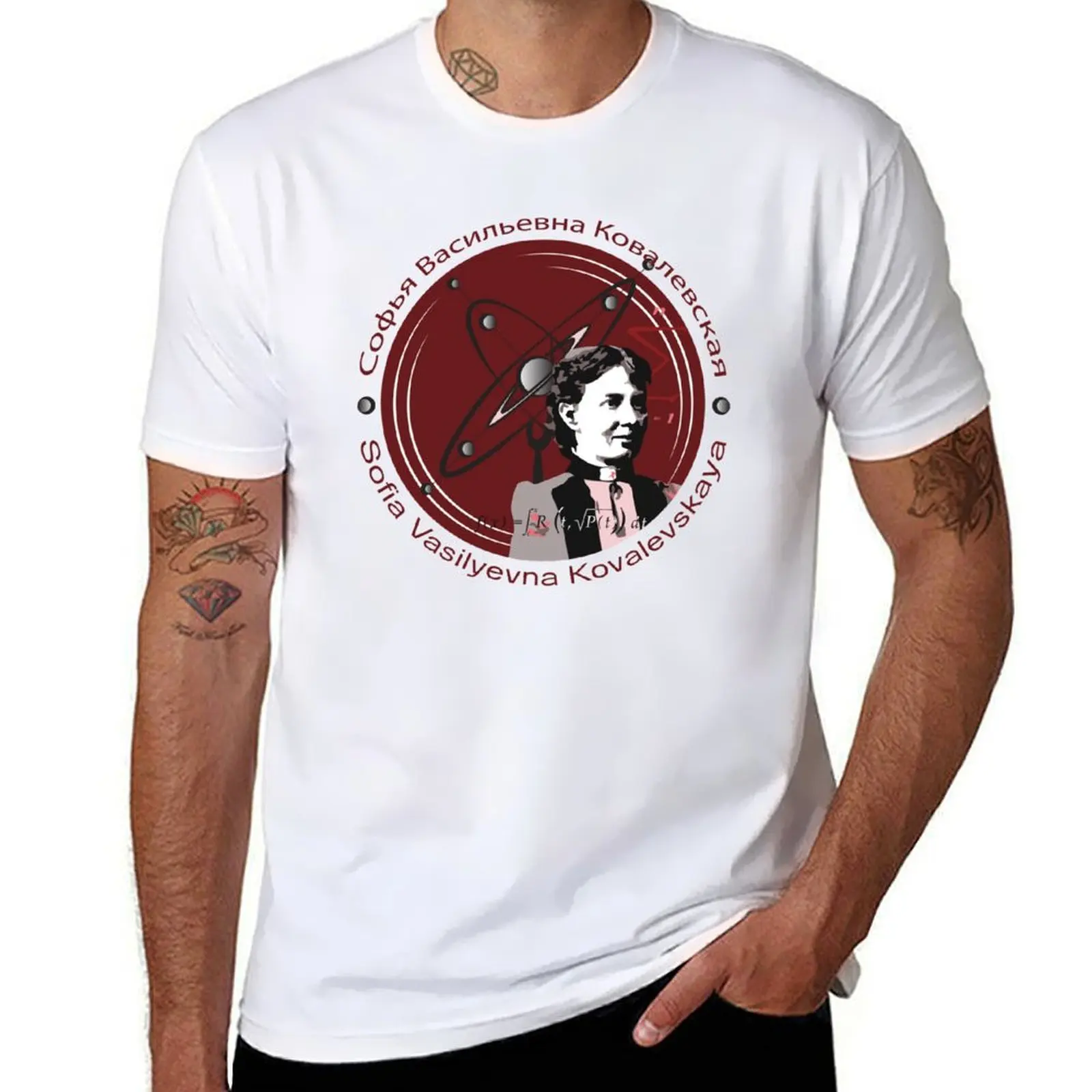 

Sofia Kovalevskaya T-Shirt cotton t shirts high quality men t shirt cotton 100%