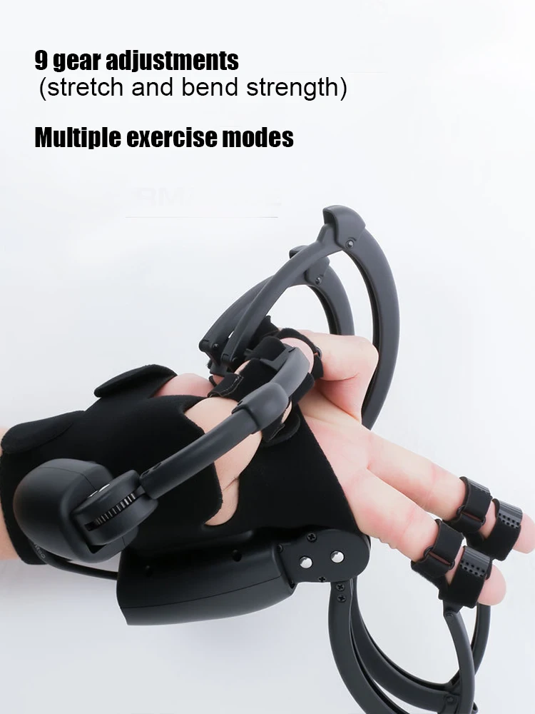 Hand Rehab Glove Stroke Hemiplegia Finger Train Mirror Therapy Wireless Robot Voice Prompt Cerebral Infarction Recovery Device