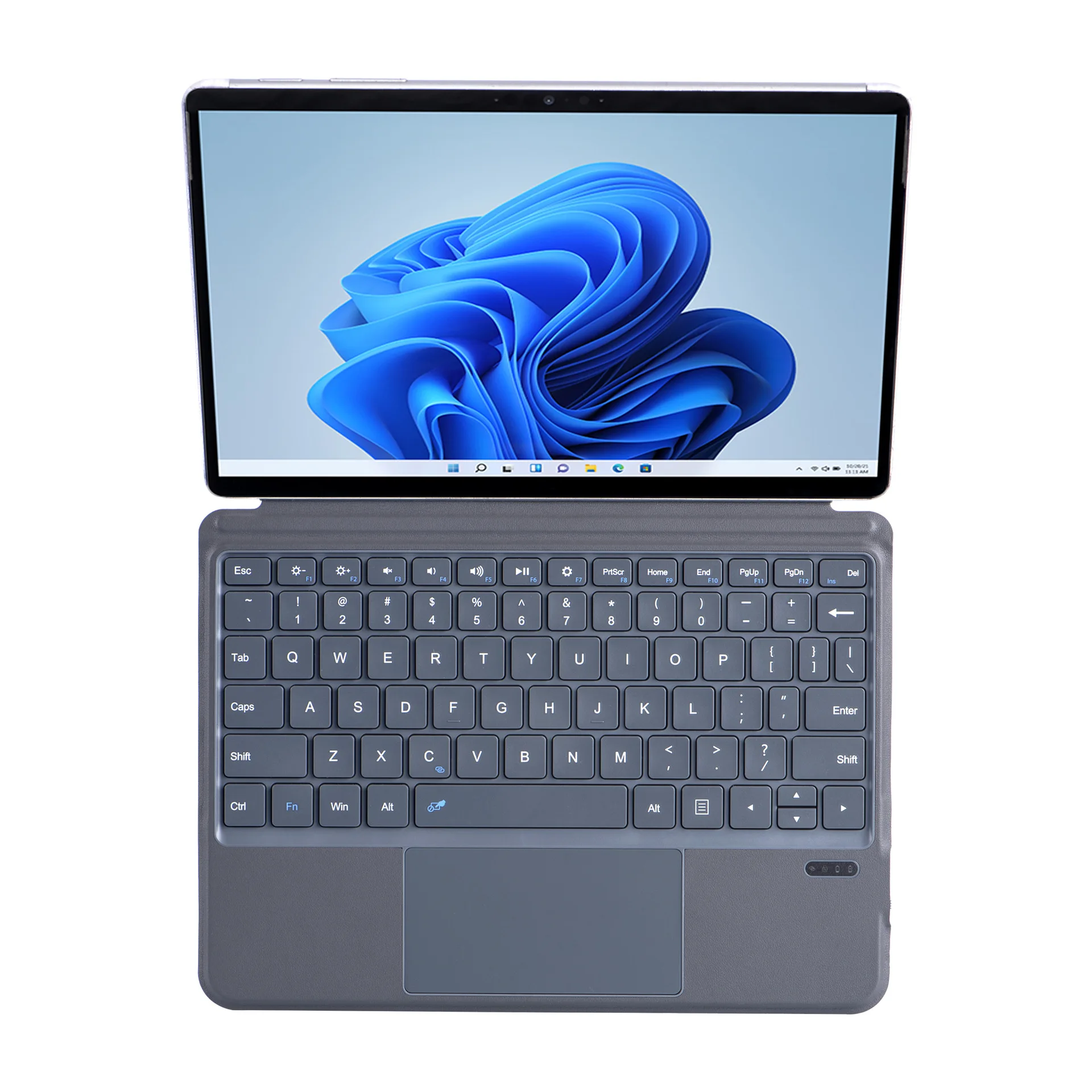 Teclado magnético de superficie para Surface Go1/2/3/4, teclado inalámbrico retroiluminado colorido, funda protectora para teclado Bluetooth