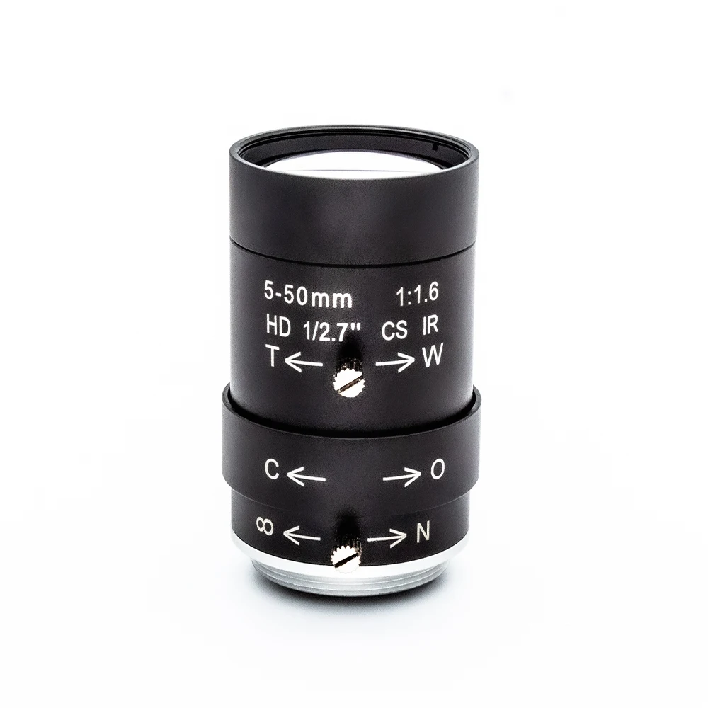 WGWK-C35-50A CCTV 5-50mm Camera Lens CS Mount 3MP Manual Zoom For Industrial Machine Vision IP Cameras Lens Surveillance Webcam