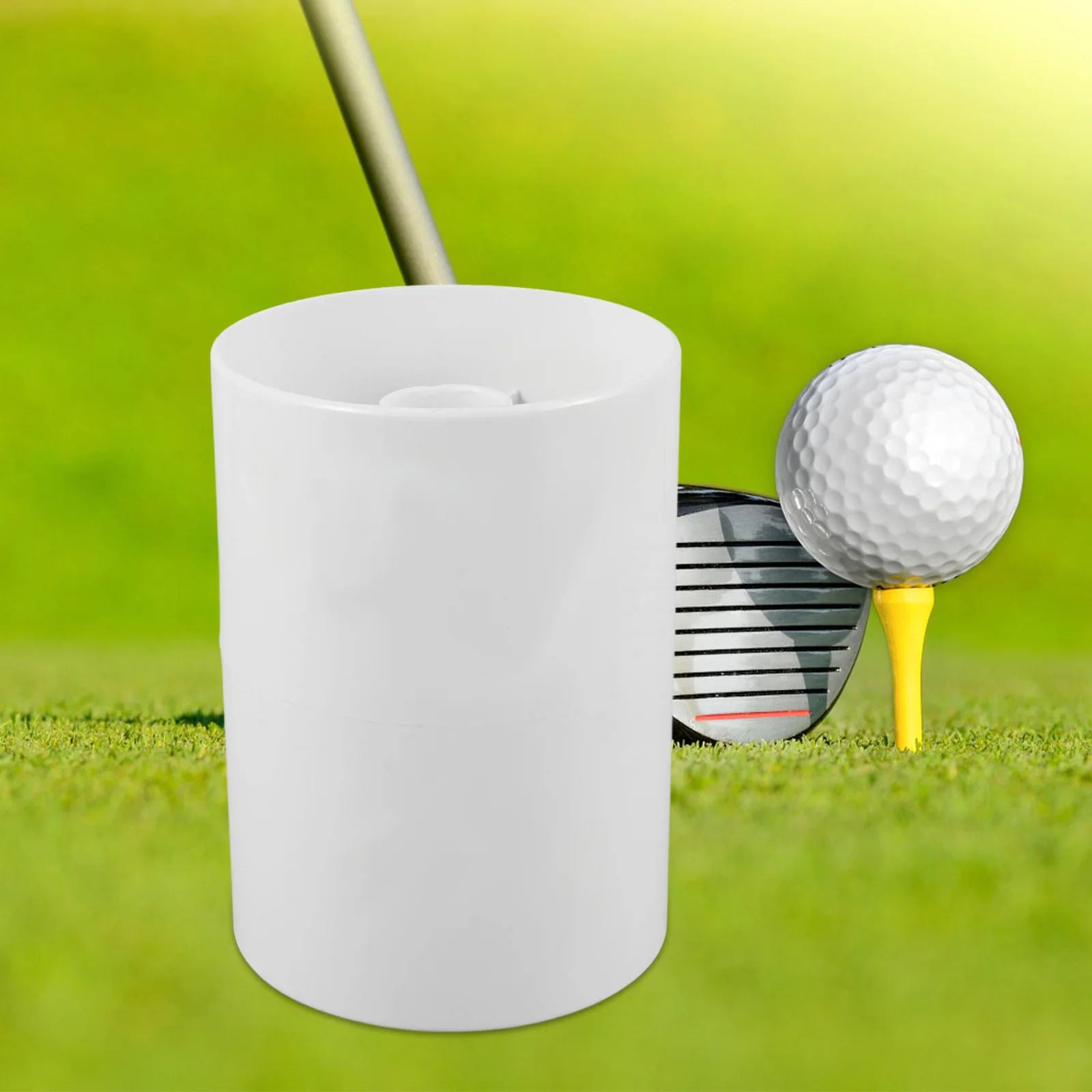 

Golf Hole Cup Plastic Durable Golf Training Tool Portable Golfing Putting Equipment Putting Green Cups Golfs Training Holder Cup
