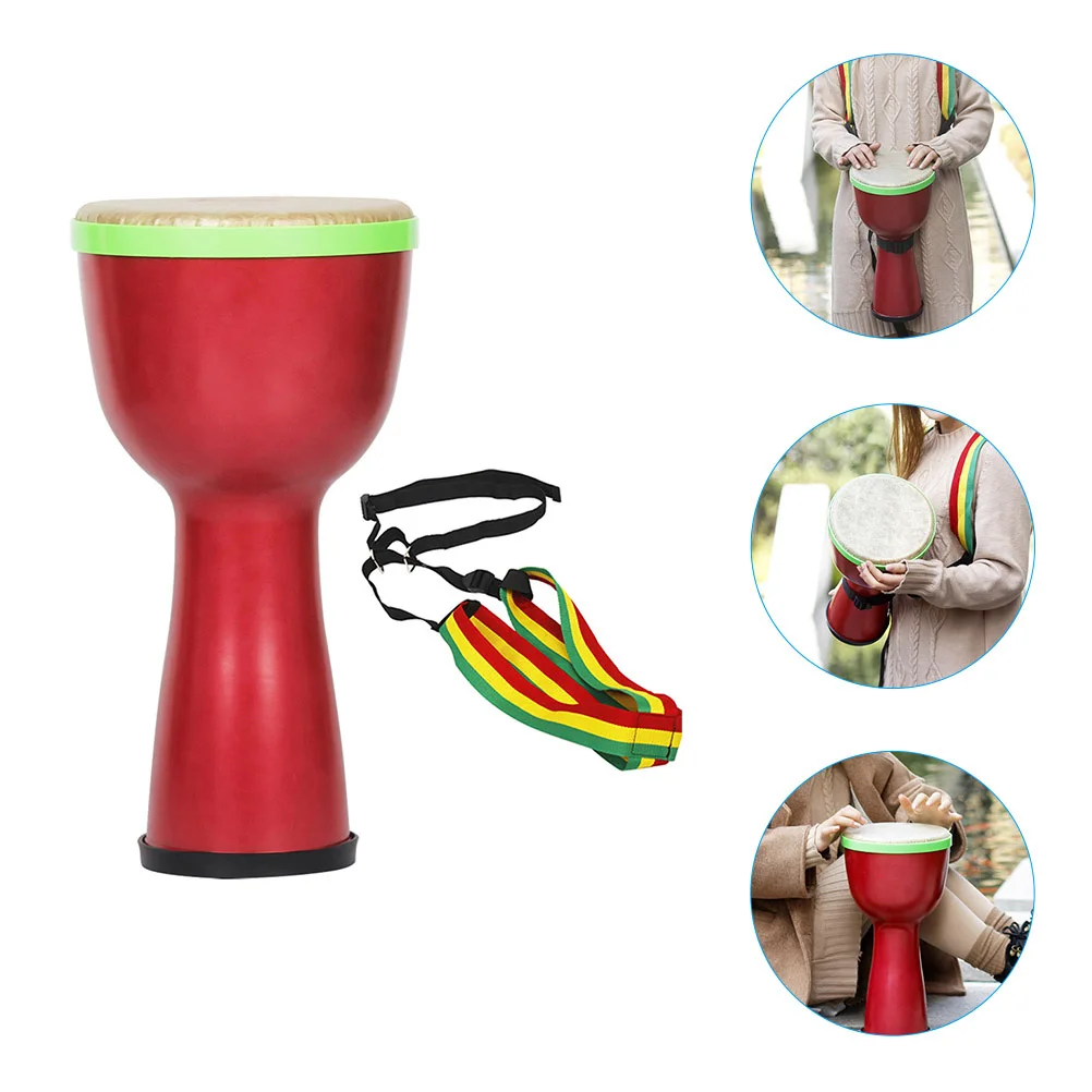 

8 Inch Small Drum H Percussion Instrument Kids Children Djembe Toy Kid African Drum Small Drums Musical Beginner B Style