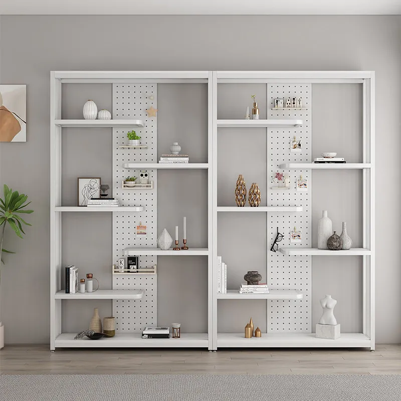 Office screen flower stand catering wrought iron partition trophy display stand beauty salon multi-layer