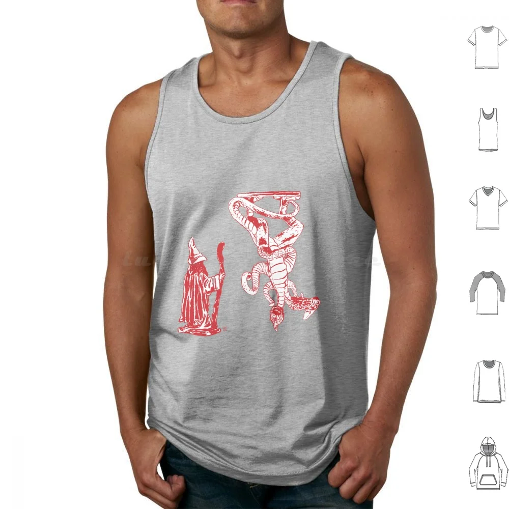 The Upside Down Demogorgon-Have Happened Tank Tops Print Cotton Netflix Demogorgon Wizard Hawkins Indiana 1983 And Eleven