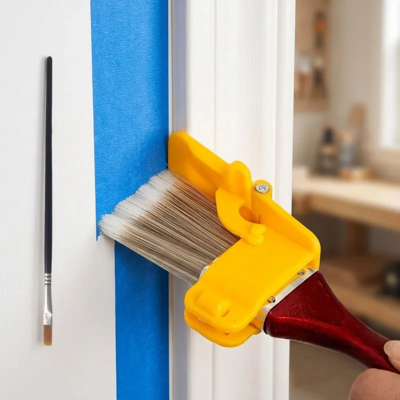 

Профессиональная кисть для угловых работ по стенам и потолкам, ручной инструмент для точной окраски латексными красками, идеально подходит для внутренних работ и