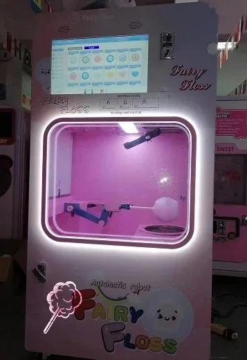 Cheap And high quality Cotton Candy Professional Automatic Cotton Candy Vending Machine Equipment And Machines Marshmallow
