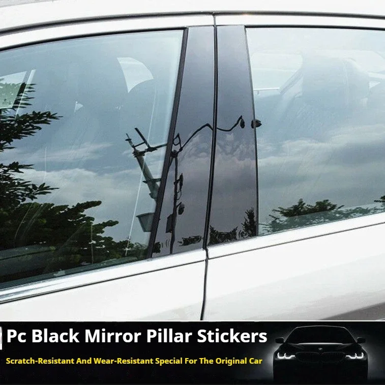 

For Range Rover (L322)2002 2003 2004 2005 2006-2012 10PCS Polished Pillar Posts Door Window Trim Stickers Decoration Accessories