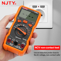 Digital Multimeter 6000 Count AC/DC Voltage Meter 10A Current Professional Multimetro Capacitor Inductor Test Electricity Tools