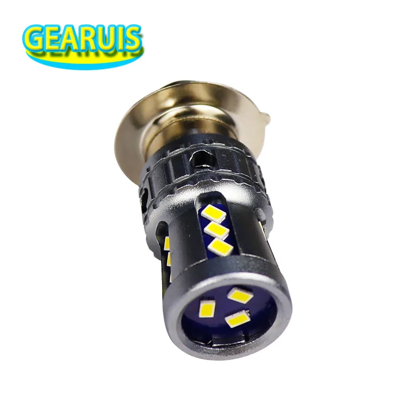 2X 15 SMD 3020 LED 710MA DC 9V to 60V 8.5W P15D BA20D  Motorcycle Headligh for Auto Electrocar Car Truck E-Bike Motorcycle