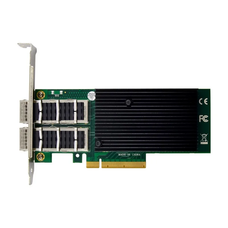 

Parts for dual port 25G network interface card support compatible with Meros 25G50G56G100G112G200G