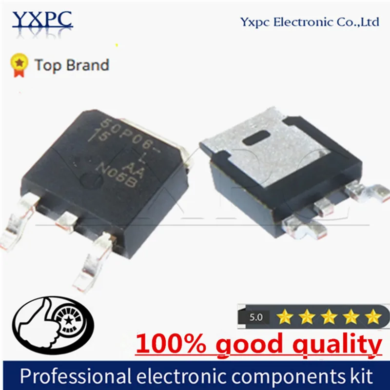 10pcs SUD50P06-15L TO252 50P06 Chips 50P06L
