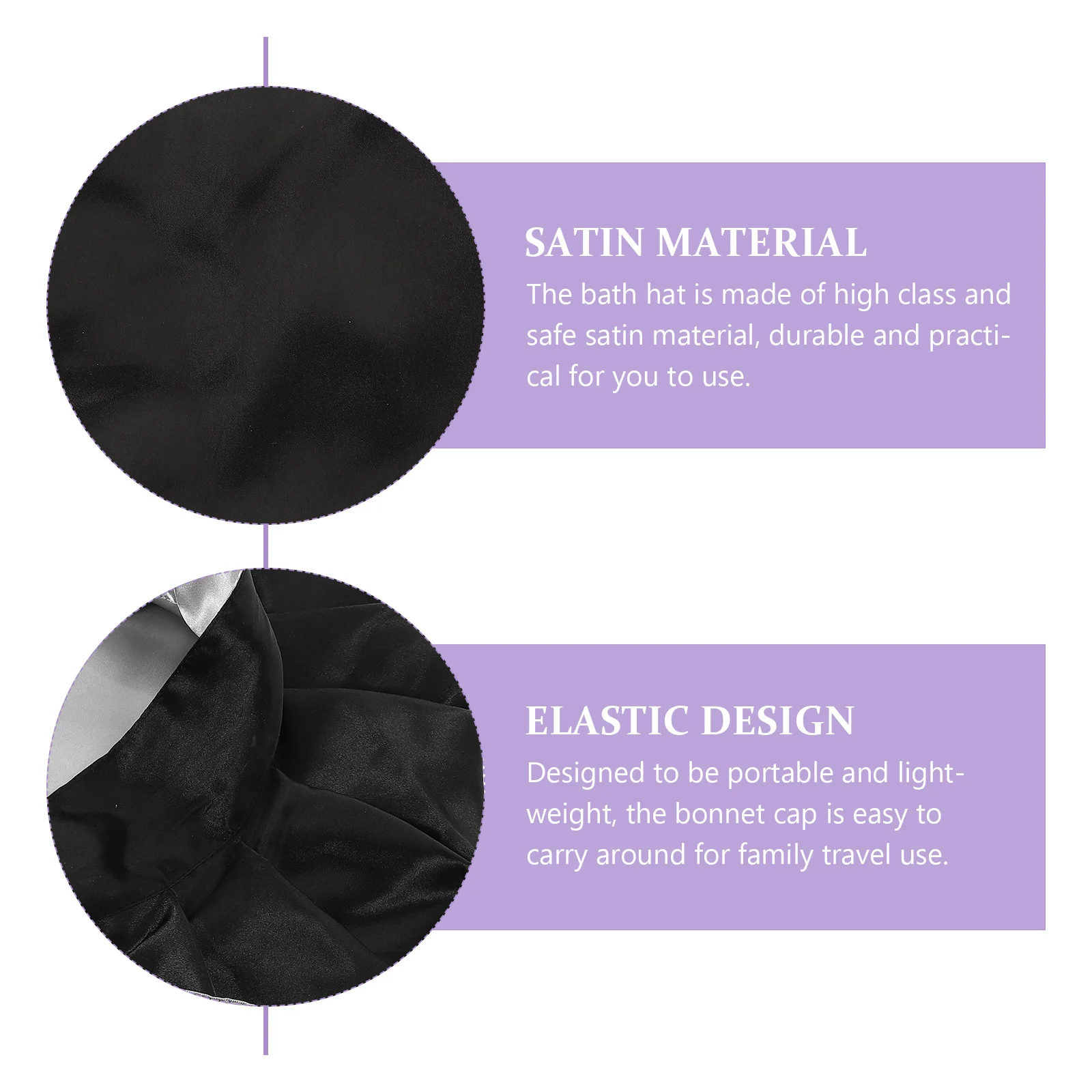 

Атласная шапка для душа Тюрбан Шапочка для ванны с бантом Мягкий удобный чепчик для косичек Вьющиеся длинные волосы Уход за волосами Атласный чепчик с бантом