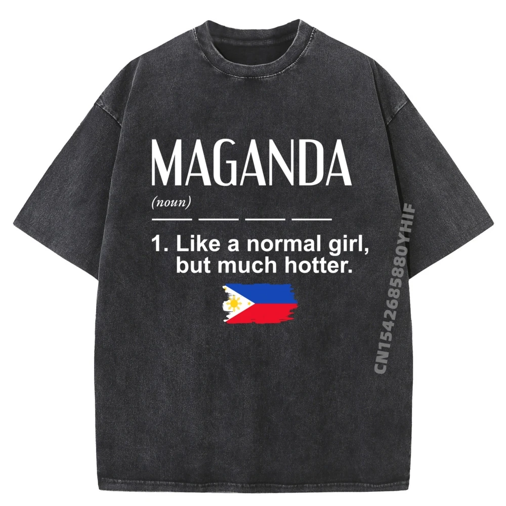 

Filipina Girl Maganda Hot Woman Pinay Luxury Clothing Fashionable and Trendy Tee Shirt Men Luxury Washed Shirt