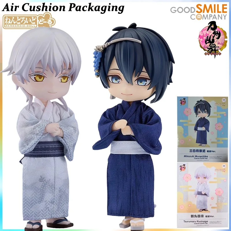 

GSC Genuine Nendoroid Doll Series Touken Ranbu -ONLINE Tsurumaru Kuninaga Munechika Casual Wear Ver Action Figures Model Toy