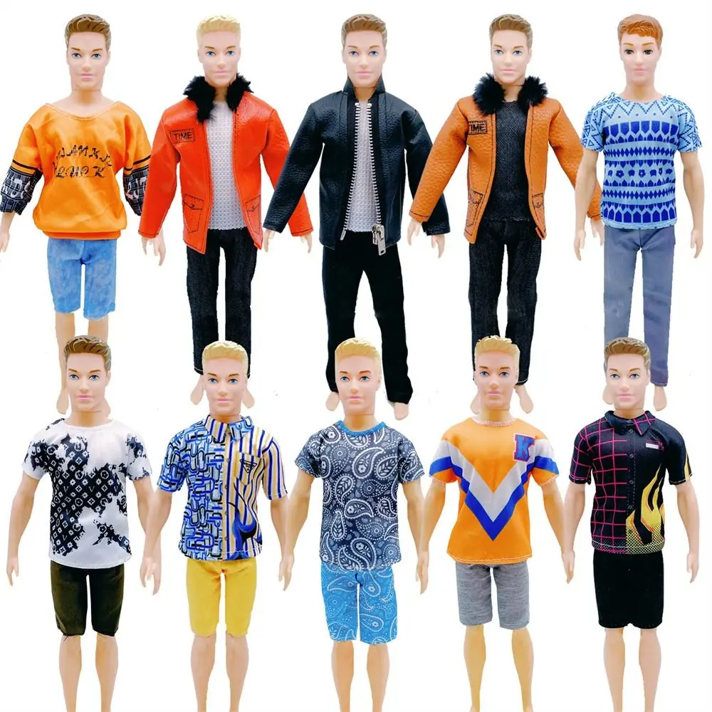 Abito casual Ken Doll Clothes Soprabito Abbigliamento quotidiano Ken Boy Clothes Fashion Suit Cool Outfit Prince Ken Sportswear Girls Toy