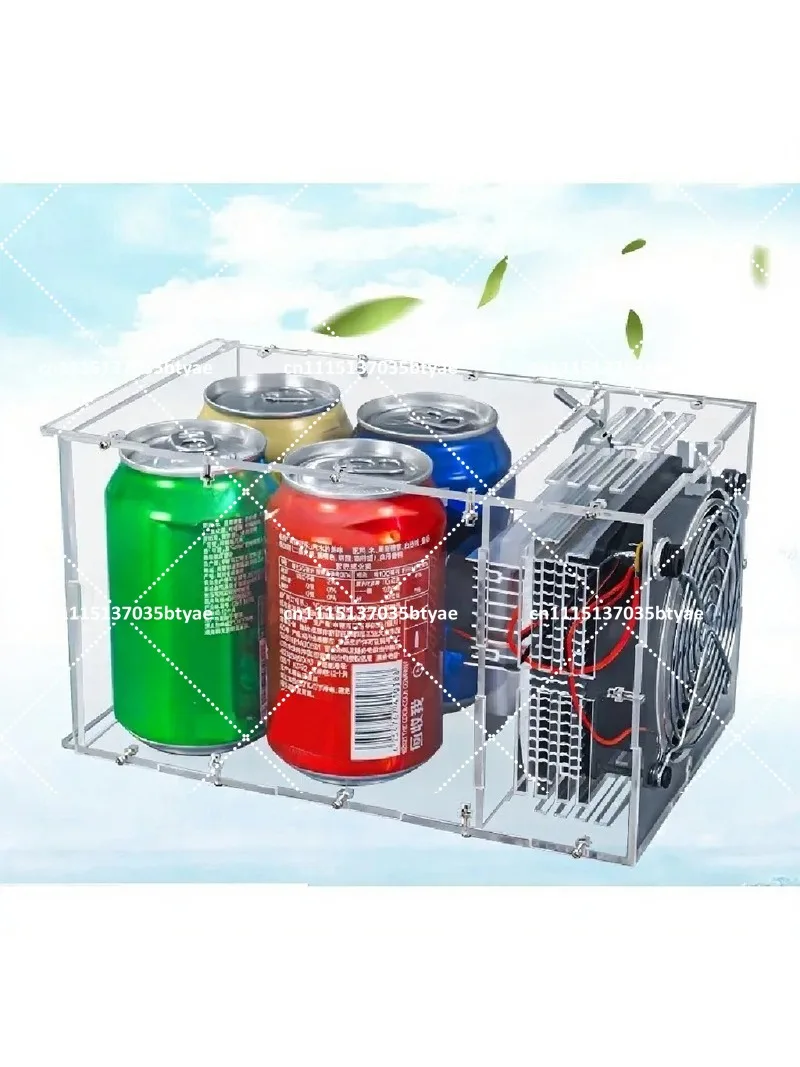 Mini Fridge DIY Electronic Kit Semiconductor Cooling System Peltier Chiller Power Supply Module