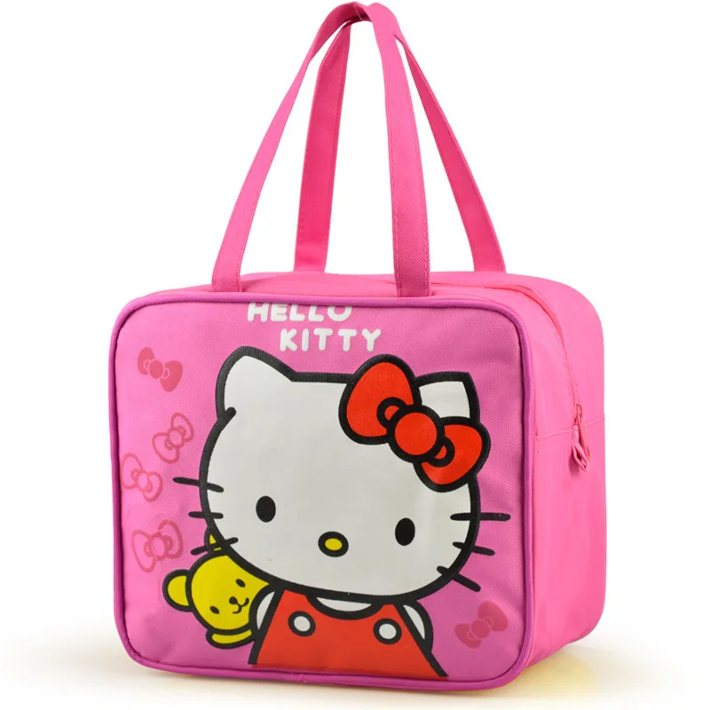 Sanrio My Melody Kawaii Hello Kitty Thickened Waterproof Portable Lunch Bag Cartoon Children\'s Bento Bag Insulation Bag