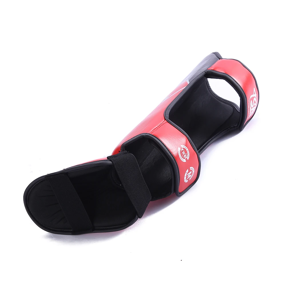 TSM Boxing Leg Guard Muay Thai Shin Guard and Foot Back Sanda Combat Training for Adults and Children Competition Protection