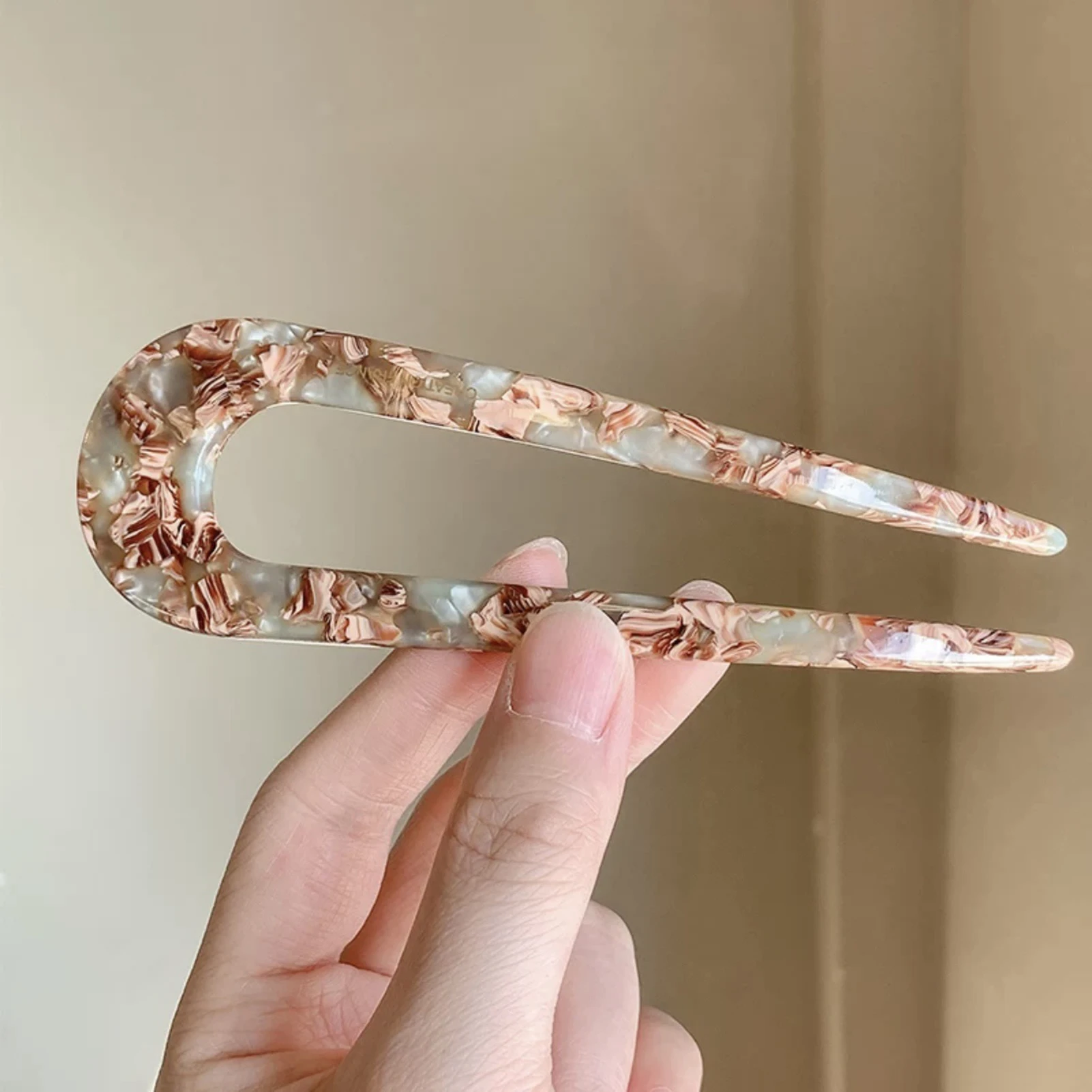 Elegante U-förmige Haarnadeln für Damen, französische Haarspange mit zwei Zinken, Vintage-Haarklammern, Haar-Accessoires, Damen-Haarstyling-Tool – Detail 1
